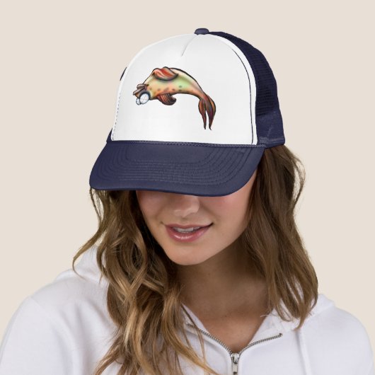 dode vis trucker pet (In situ)