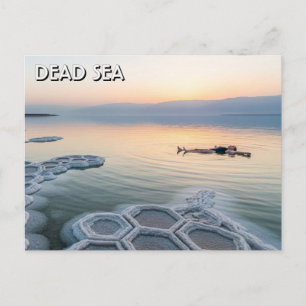 Dode Zee Jordanië Reizen Briefkaart