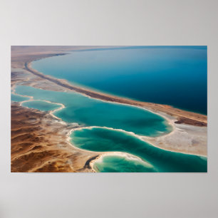 Dode Zee landschap Israël Poster