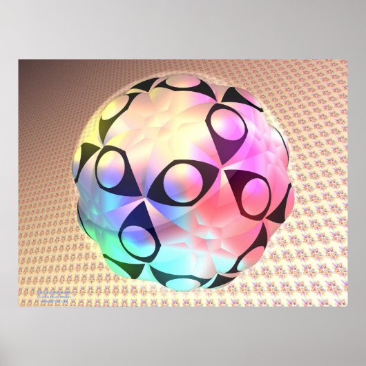 Dodecahedral Bubble Poster (Voorkant)