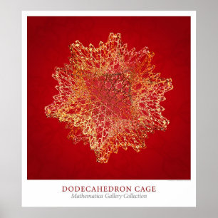 Dodecahedron Cage Poster