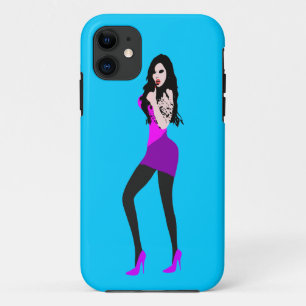 ♔ ♥°·Dodelijk Heet Vampier Meisje iPhone 5 Hoesje· 11 Hoesje