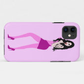 ♔ ♥°·Dodelijk Heet Vampier Meisje iPhone 5 Hoesje· Case-Mate iPhone Case (Achterkant (horizontaal))