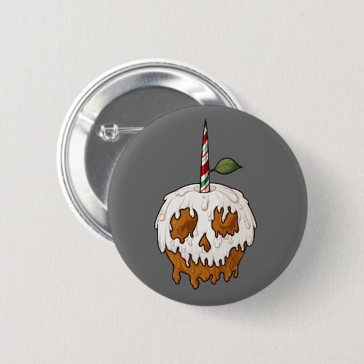 Dodelijk Sweet Caramel Apple Skull Button (Voorkant /achterkant)