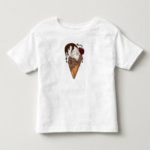 Dodelijk Sweet Classic Skull Ice Cream Kinder Shirts