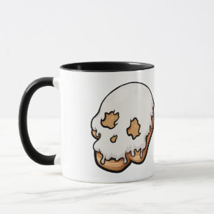 Dodelijk zoete schedel donut mok