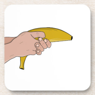 Dodelijke banaan bier onderzetter