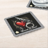 "Dodelijke passie" Kartonnen Onderzetters (Gebogen)