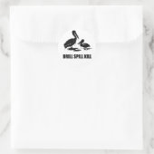 DODEN DOOR BOORLEK RONDE STICKER (Tas)