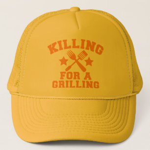 DODEN VOOR EEN GRILLEND BBQ-ontwerp Trucker Pet