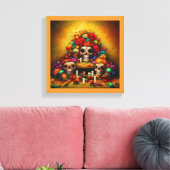 Dodenherdenking Offrendas 1 Canvas Afdruk (Insitu (Woonkamer))