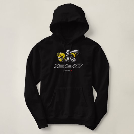 Dodge 1320 Hoodie van de "Angry Bee Pullover" (Design voorkant)