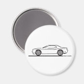 Dodge Challenger 2010 Magneet (Voorkant / Achterkant)
