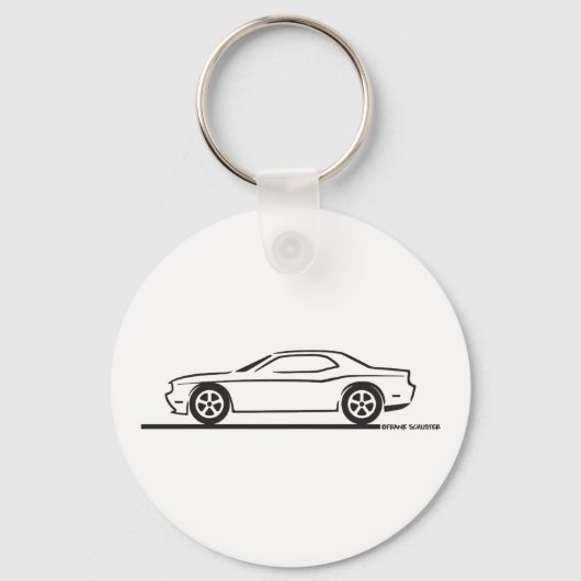 Dodge Challenger 2010 Sleutelhanger (Voorkant)