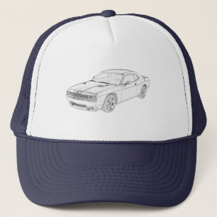 Dodge Challenger Classic Mopar Muscar Trucker Pet