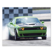 Dodge Challenger Hellcat Foto Afdruk (Voorkant)