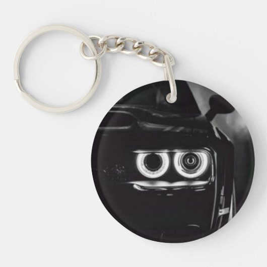 Dodge Challenger omdat, sleutelhanger van acryl (Voorkant)