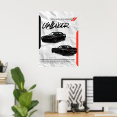 Dodge Challenger Poster (Thuiskantoor)