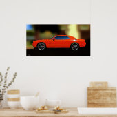 DODGE CHALLENGER-POSTER POSTER (Keuken)