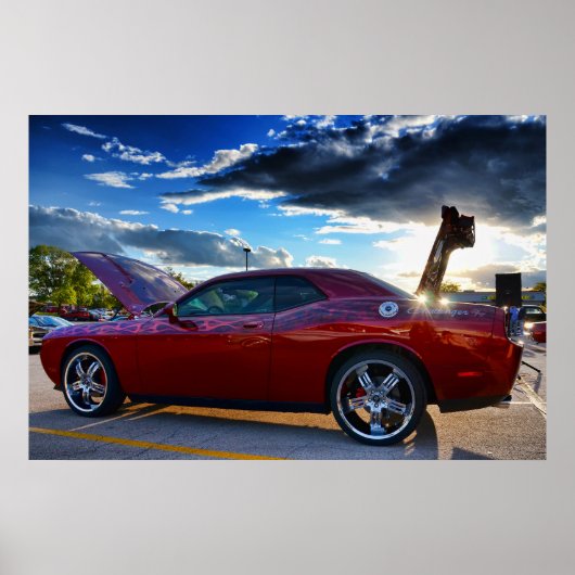 Dodge Challenger Print (Voorkant)