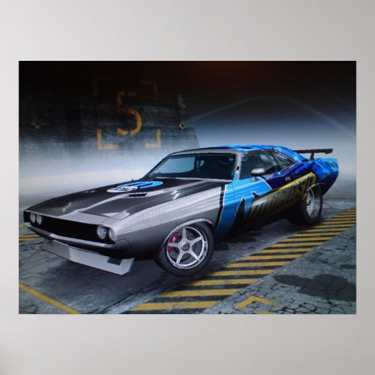 Dodge Challenger Print (Voorkant)