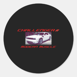 Dodge Challenger RT Coon Stijl Ronde Sticker