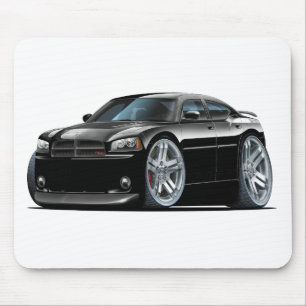 Dodge Charger Daytona Black Car Muismat