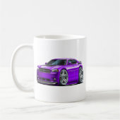 Dodge Charger Daytona Paarse auto Koffiemok (Links)