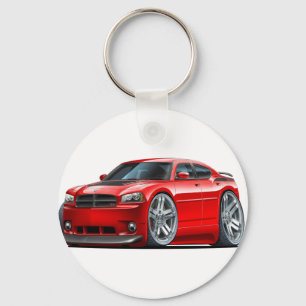 Dodge Charger Daytona Red Car Sleutelhanger