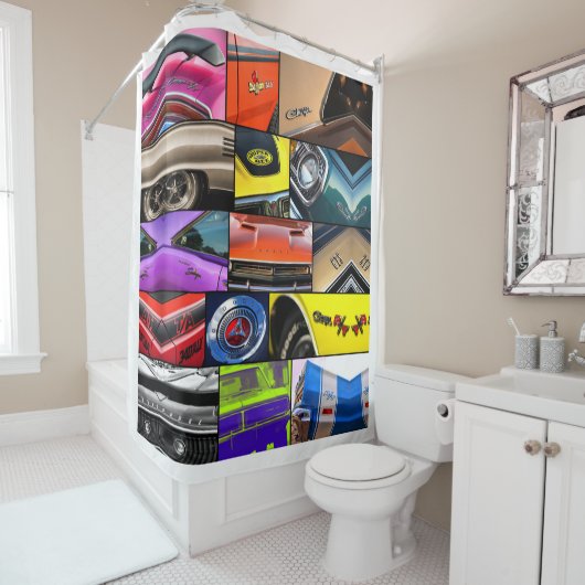 Dodge Charger R/T Challenger Dart GTS Demon Douchegordijn (In situ)