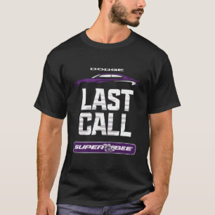 Dodge Charger Super Bee Laatste oproep T-shirt