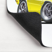 Dodge Charger Yellow Car Muismat (Hoek)