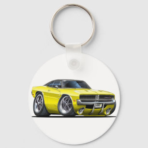 Dodge Charger Yellow Car Sleutelhanger