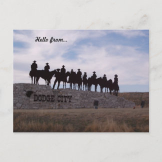dodge city kansas briefkaart