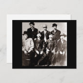 Dodge City "Peace Commission" circa 1883 Briefkaart (Voorkant / Achterkant)