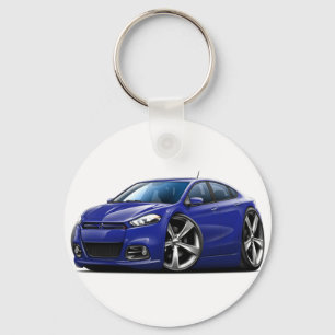 Dodge Dart Dk Blue Car Sleutelhanger