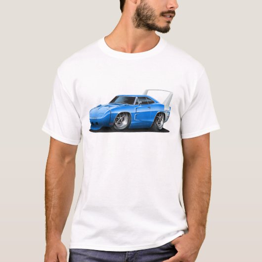 Dodge Daytona Blue Car T-shirt (Voorkant)