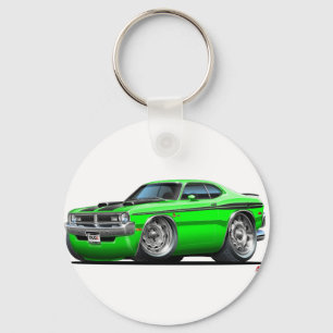 Dodge Demon Green Car Sleutelhanger