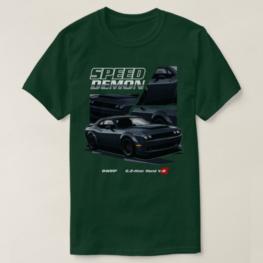 Dodge Demon SPEED DEMON T-shirt (Design voorkant)