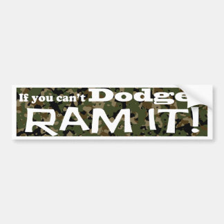 Dodge het, Ram het, Camouflage Bumpersticker
