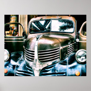 Dodge in stijl poster