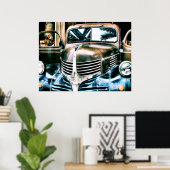 Dodge in stijl poster (Thuiskantoor)