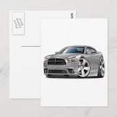 Dodge-lader RT-zilver Briefkaart (Voorkant / Achterkant)