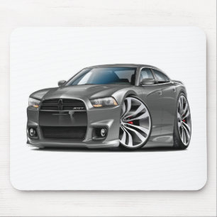 Dodge-lader SRT8 Grijze auto Muismat