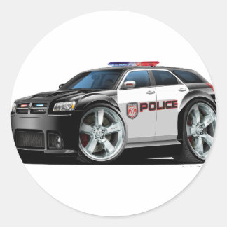Dodge Magnum Politiewagen Ronde Sticker