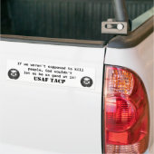 Dodge Mensen bumper Bumpersticker (Op Truck)