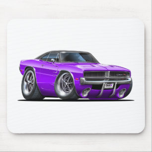 Dodge-oplader Paarse auto Muismat