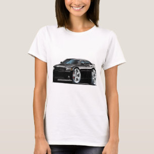 Dodge-oplader voor zwarte bij t-shirt