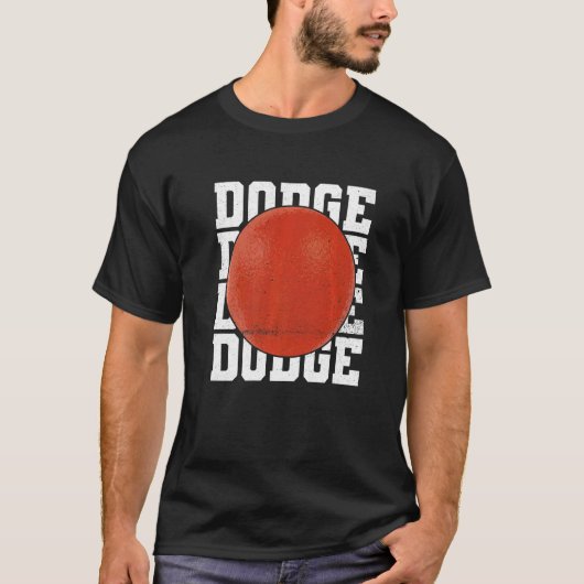 Dodge Quote voor een Dodgeball Champion T-shirt (Voorkant)