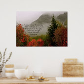 Dodge Road Mist Print met Scriptversie (Keuken)